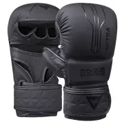 Mytra Fusion MMA Gloves 7 oz Grappling Gloves Open Palm MMA Training Gloves Punc