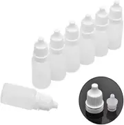Jespeker 50 Pcs Plastic Dropper Bottle Drop Bottles Empty Squeezable Eye Liquid