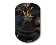 Black Flower Pattern Ergonomic Mouse Pad With 3D Silicone Gel Wrist Rest Stylish Comfort & Support For Office Home Mouse Pads & Wrist Rests