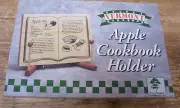 Apple Pie Cook Book Cookbook Holder Vermont Hardwood Wood Tree Spirit