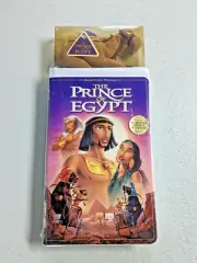 The Prince of Egypt VHS 1999 DreamWorks Factory Sealed With Camel Plush Toy RARE