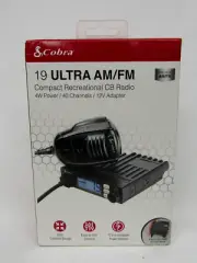 Cobra 19 Ultra AM/FM Compact Recreational CB Radio 4W 40 Channels SEALED