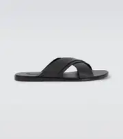 [Tom Ford] Tom Ford Preston T leather sandals UK 12 black