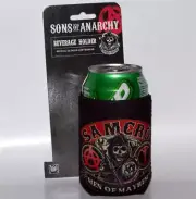 SONS OF ANARCHY Samcro MEN OF MAYHEM Beer Soda CAN KOOZIE HOLDER COOLER New