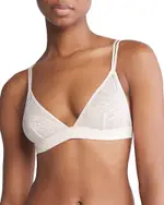 Calvin Klein Sheer Marquisette Lace Triangle Bra