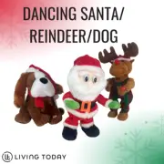 Dancing Reindeer/Santa/Dogs Chrismas Kids Gift Animated Musical Plush Toy Sing