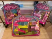 Mini Barbie Land LOT Barbie House, Barbie Boat, Barbie Airplane, 3 Mini Barbies