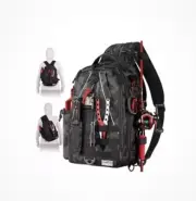 Ghosthorn Fishing Tackle Sling Bag Backpack Black Camo NEW