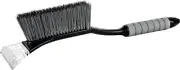 Car Ice Scrapper With Brush Snow Brush Cleaner 21 inch, Made in Turkey, Black