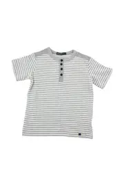 Stripe Henley Tee--PAP-11256