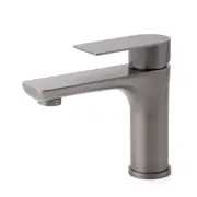 Gun Metal 4.5L/min Kitchen Laundry Round Basin Mixer Vanity Sink Faucet Tap WELS