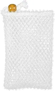 SOESFOUFU 1pc Soap Pouch Net Soap Storage Bag for Hand Soap Facial Soap Exfoliating Mesh Easy Rope Design Quick Dry Comfortable Random Color