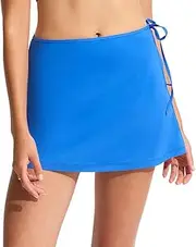 [Seafolly] Women's Standard A-line Swim Skirt Swimsuit Cover Up