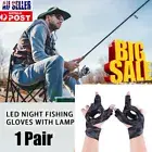 LED Flashlight Glow Gloves Finger Light Gloves Outdoor Camping Gift DY