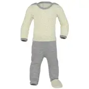 ENGEL Baby Overall Romper Pajama with Feet, Organic 70% Wool and 30% Silk, NB-2Y