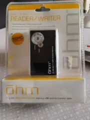Ohm USB 2.0 Multi-card MEMORY CARD Reader / Writer Reads 50 Media Cards!