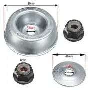 4Pcs/Set For STIHL FS25-4 FS44 FS55 FS56 Metal Brush Cutter Blade Nut Fixing Kit
