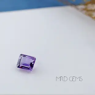 ｜Mr.D嚴選寶石｜ 寶石級紫水晶 5.58克拉 祖母綠切割 crystal001P