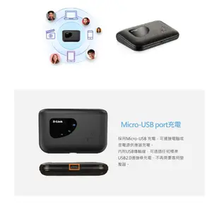 D-LINK DWR-932C 4G LTE Cat.4 N300 無線路由器 Wi-Fi 訊號延伸