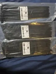 10 Inch Black Zip Cable Tie 100 Piece
