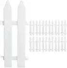 Fabselection Christmas Tree Fence White Plastic Picket Fence Xmas Tree Home G...