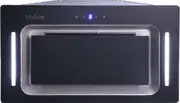 Linarie Nantes 52cm Undermount Rangehood Black Glass LYBIH52BG