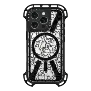 iPhone 16 Pro Ultra Bounce Case MagSafe Compatible Funny doodle kitty cats pattern
