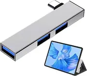 Laptop USB Port Extension | USB 3.0 Port Extension for Laptop Expander Hub,Fast Heat Dissipation USB Extender 5Gbps High Speed for Family, Office, Work, School