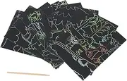 Yardwe 1 Set Scratch Painting Scratch Paper for Creative DIY Art Projects Fun Parent Interaction for Intelligence Development and Unique Home Decor