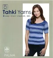 Palma Tahki Yarns Knitting Pattern Book #L09-PALMA Spring Summer 4 Designs Women