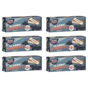 6PK Gibson Gifts Retro Dominoes w/ Wooden Box Kids/Family Fun Board Game Set