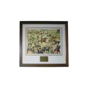 Horse Racing VRC Derby - 150th Anniversary Framed
