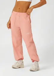 [Lorna Jane] Outdoor Rec Trackpants in Pink, Size - Medium M Pale Quartz Pink