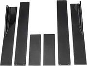 Compatible for Dodge Challenger 2008-2023 Side Skirt Extension Kit Rocker Splitter Winglet Wing Car Accessories 78.7" / 86.6"(86.6 Black)
