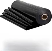 Black Pond Liners 2x3m 3x4m 4x6m 5x5m 6x7m 8x10m Impermeable Membrane Gardens Pools Underlay for Small Fish Ponds, Fountains and Waterfall (0.13MM/5Mil)(7x8m(23x26.2ft))