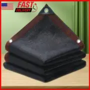 Useful 50% Black Shade Cloth with Grommets Resistant Garden Sun Shade Netting