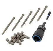 Pro Plug® PVC/Comp - Epoxy Kit 10 x 2-3/4" 150 165 100 lf Trex® Gravel Path