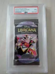 Queen Hearts Alice Wonderland Floodborn Booster Pack Disney Lorcana PSA 9 POP 3