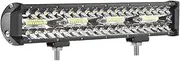 BYBDQKTVEH Tri-Row Led Bar Lights Driving Light Offroad Spot Flood Combo LED Work Light for Car Tractor Boat 4x4 Truck SUV ATV 12V 24V Work Light(12inch 240w x 1)