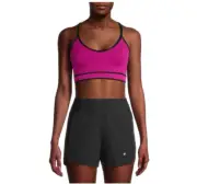 Avia Low Support Seamless Cami Sports Bra - Fuchsia Pink, Medium