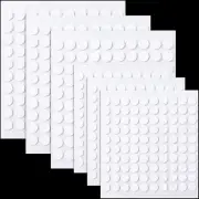 6 Sheets Foam Adhesive Dots, 600 Pcs Total Sticky Double Sided Adhesive Foam, 3D