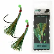 Ocean Assassin 2-Hook Flasher Rig Green Wizard 3/0