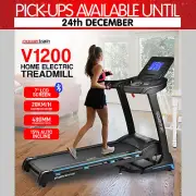 Powertrain V1200 Treadmill - 3.0HP Max 20KPH with Power Incline & Built-in Shock