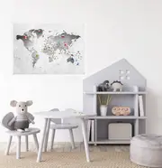 [Namly Design] Poster - World Map / Flags