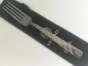 VERSACE BY ROSENTHAL ,GERMANY "THE GREEK BLACK" TABLE FORK. STUNNING!