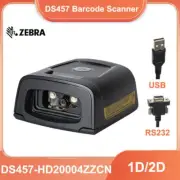 Zebra DS457-HD20004ZZCN 2D Fixed Mount Barcode Scanner with USB/RS232 Cable Kit