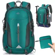 Hiking Backpack 40L Lightweight Packable Camping Backpack Waterproof Green
