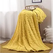 Blanket Blankets Bed Blanket Fleece Blanket Fuzzy Soft Cozy Blanket for Couch Sofa and Bed Stylish Design Fleece Thick Warm Warm Blankets for Winter Fall (Color : C, Size : 180 * 200cm)