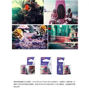 Lomography 膠捲 底片 彩色 負片 紫色 膠捲 紅調色彩 lomo 36張 [現貨]