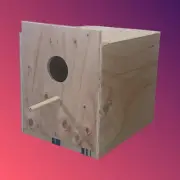 Cockatiel Nest Box Nesting Box (Outside Cage) 9x10x12